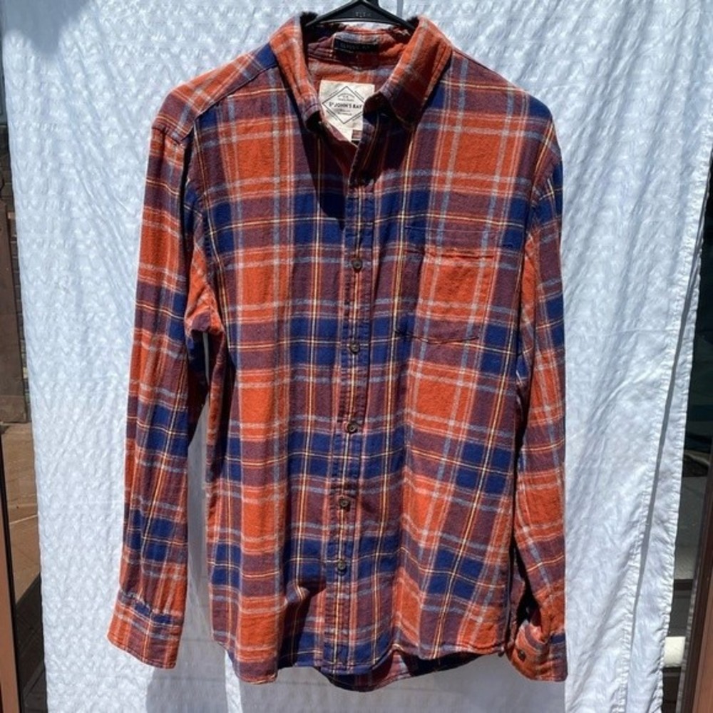 Orange and Blue St John’s Bay Flannel
